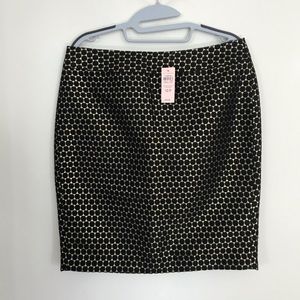 Ann Taylor metallic skirt